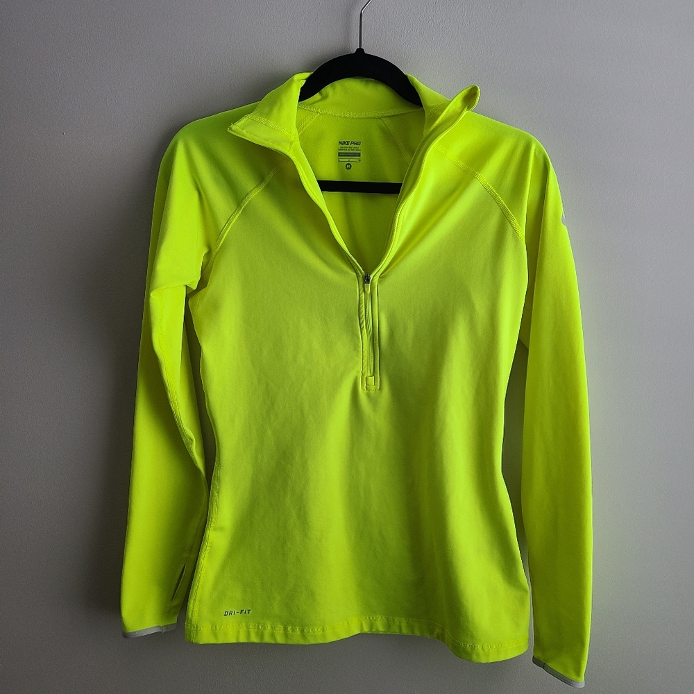Nike running neon long sleeve
